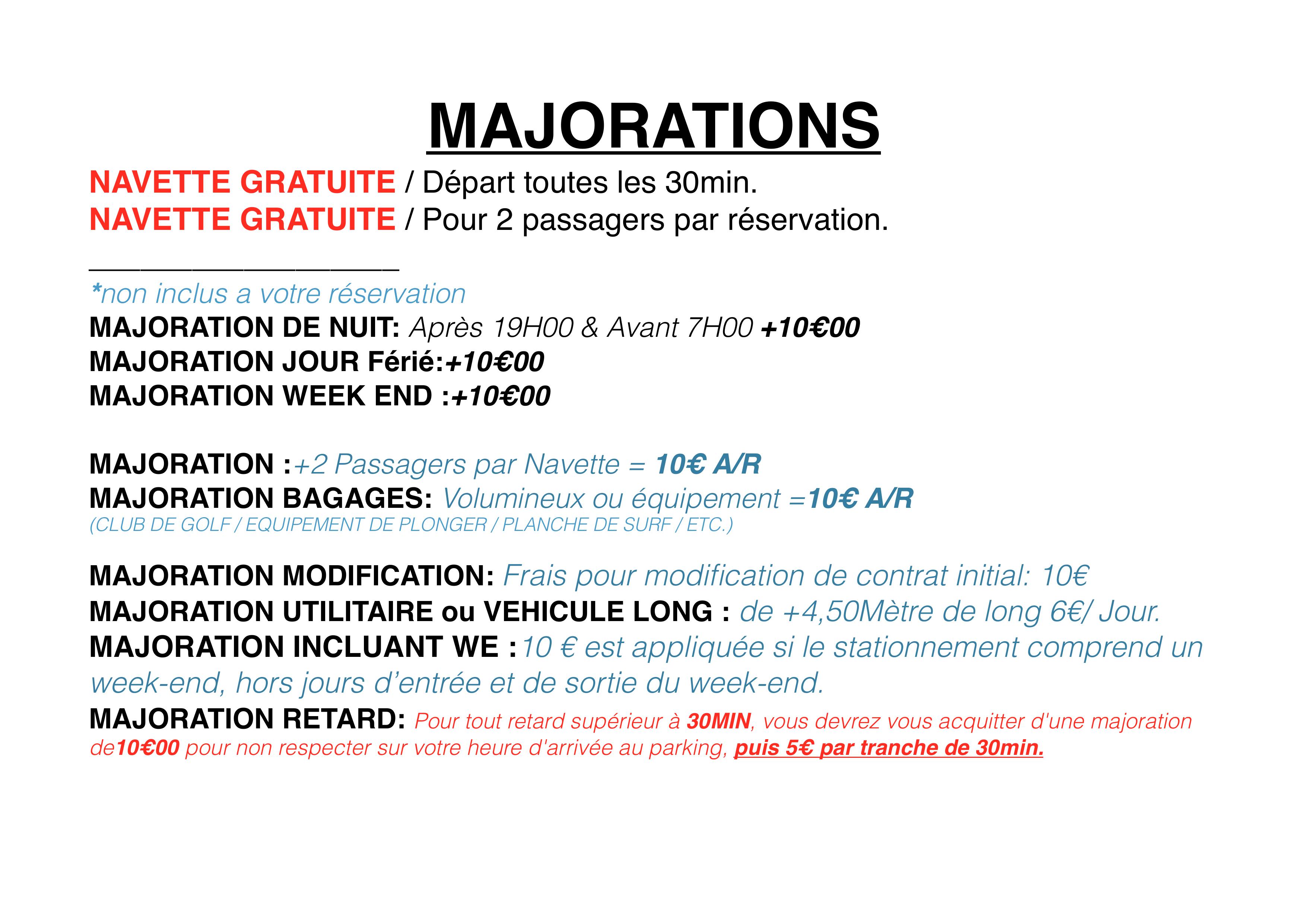 MAJORATION 2026 AVRIL